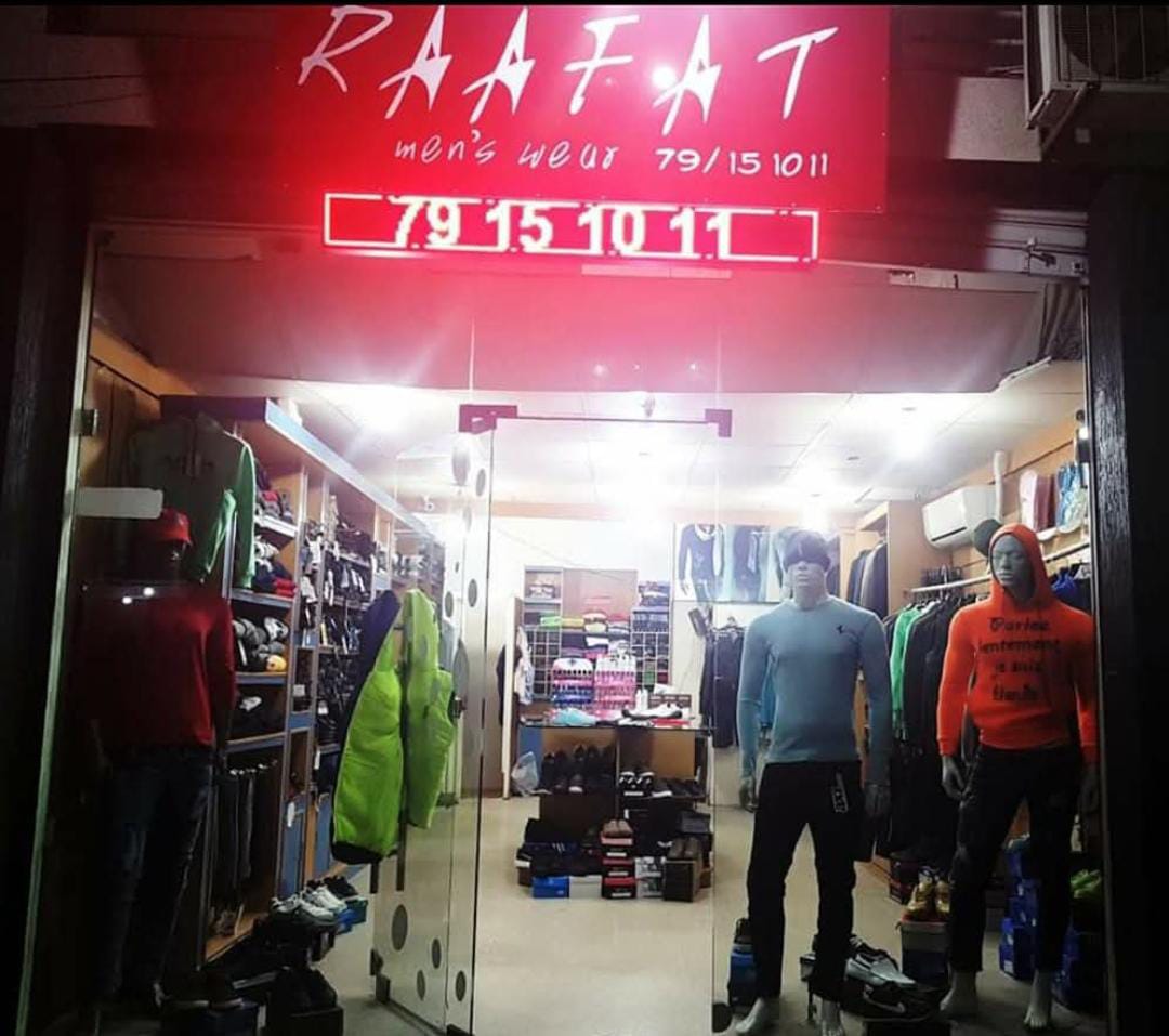 ̶raafat m'ens wear Logo